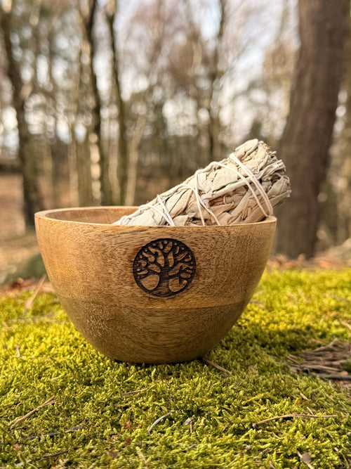 Dřevěná vykuřovací miska – strom života