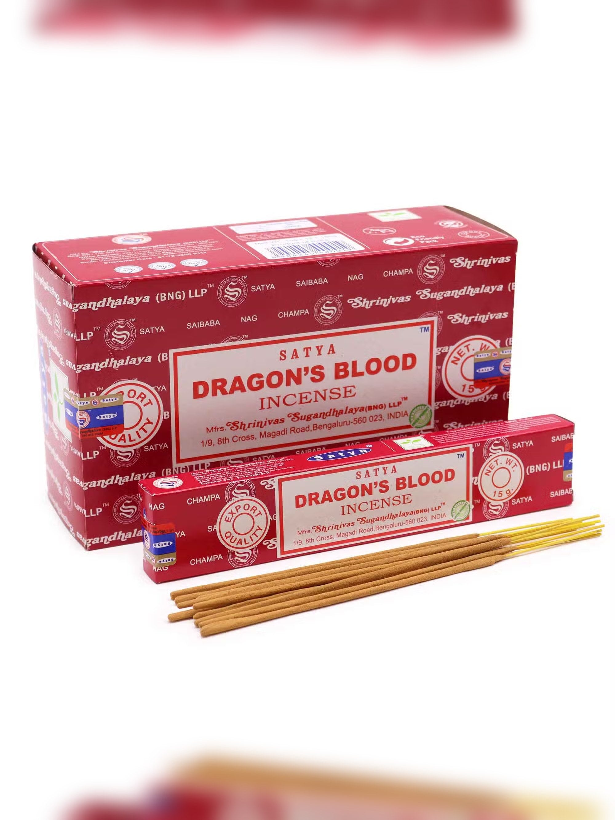 Vonné tyčinky Satya – Dragon's Blood (15 g)