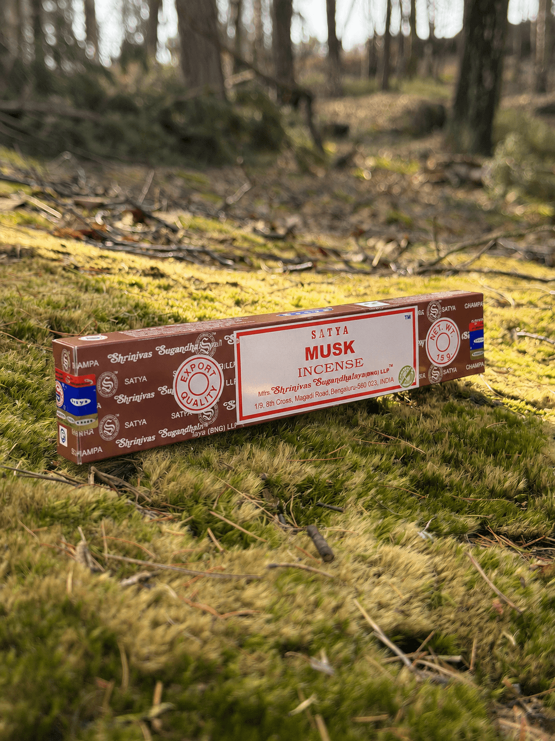 Vonné tyčinky Satya – Musk (15 g)