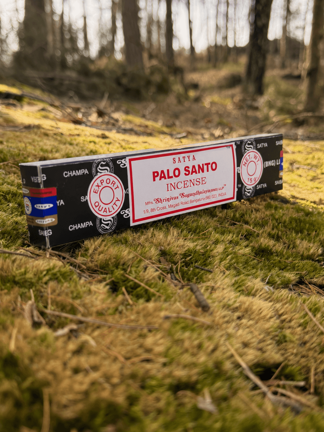 Vonné tyčinky Satya – Palo Santo (15 g)