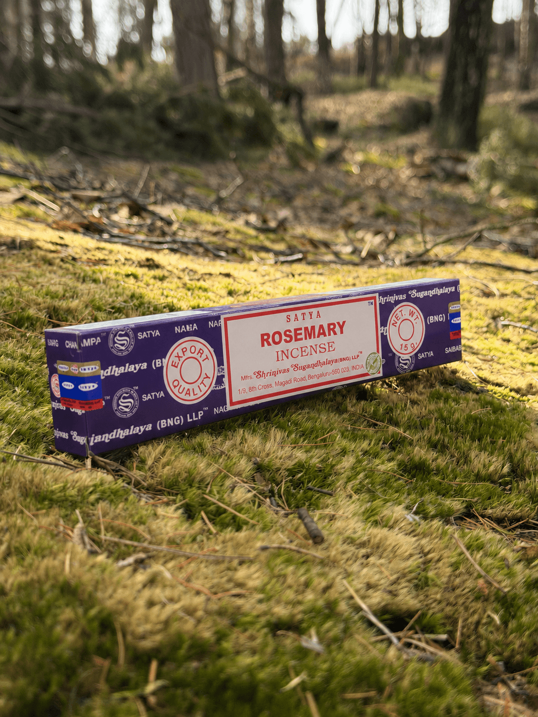 Vonné tyčinky Satya – Rosemary (15 g)