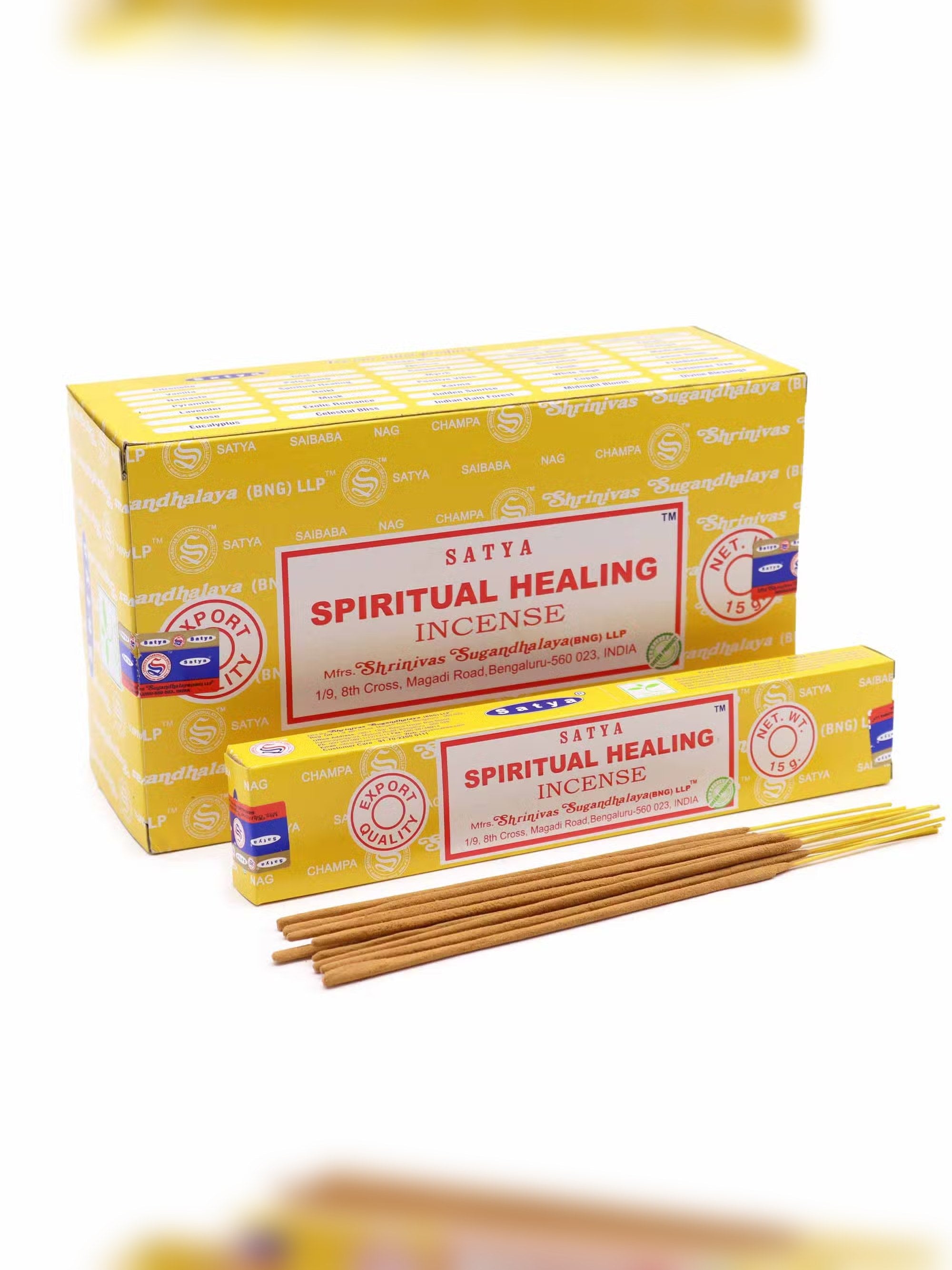 Vonné tyčinky Satya – Spiritual Healing (15 g)