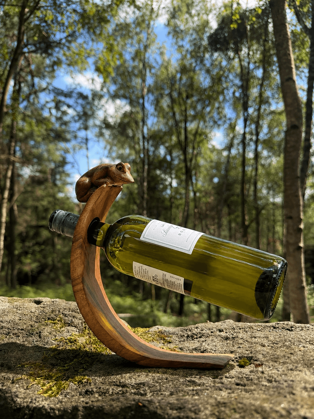 Držák na víno – Žába