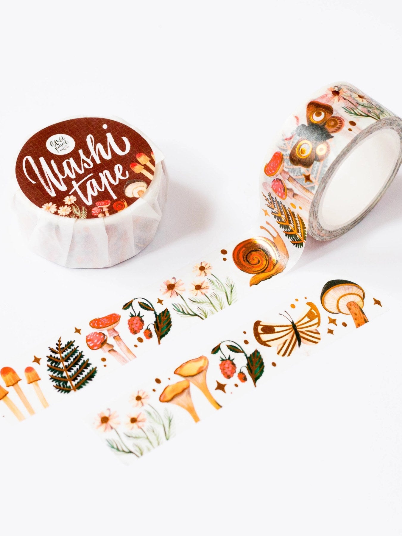 Washi páska – Zlatý les