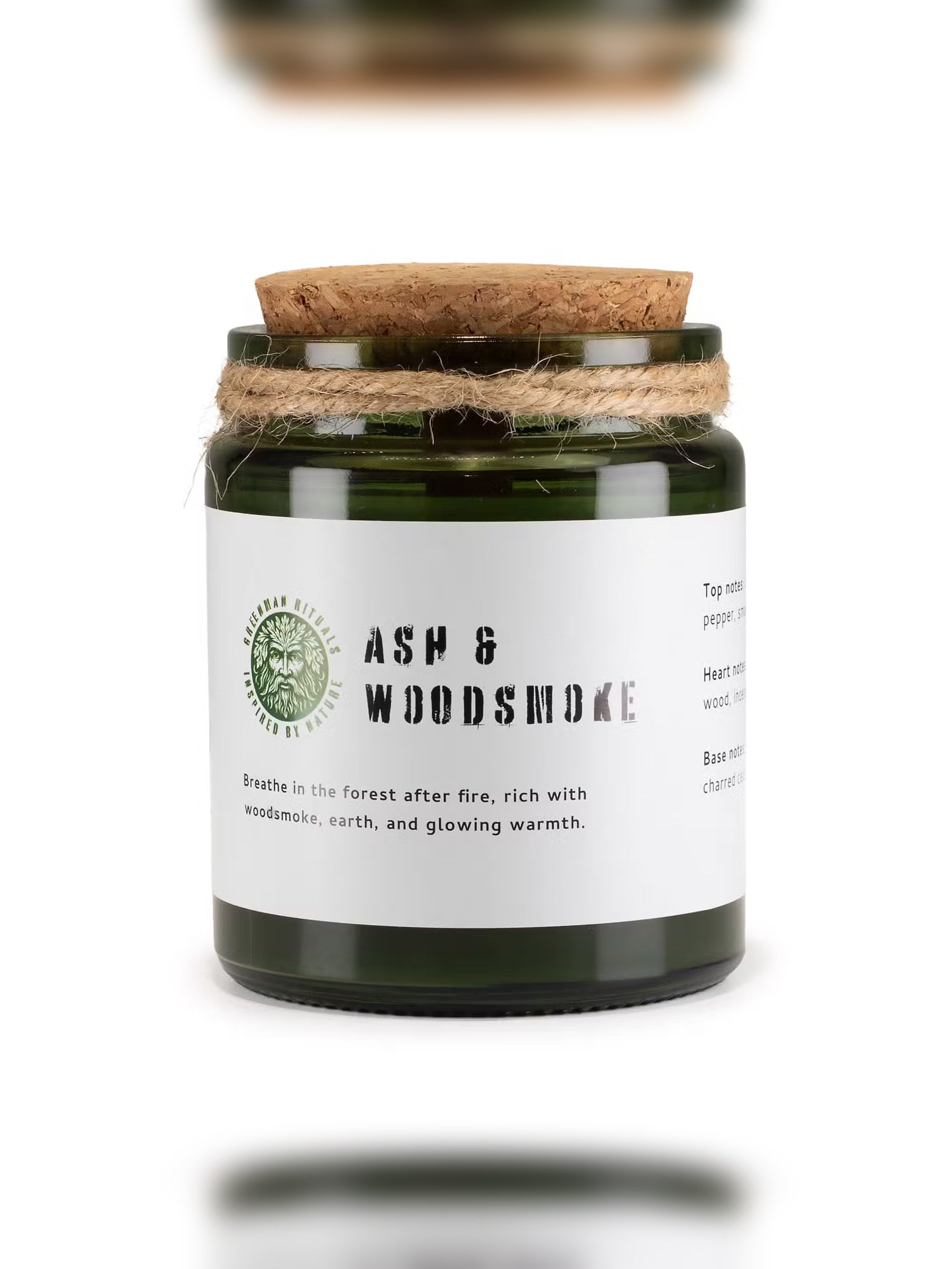 WoodWick Sójová Svíčka – Popel a Dřevěný Kouř
